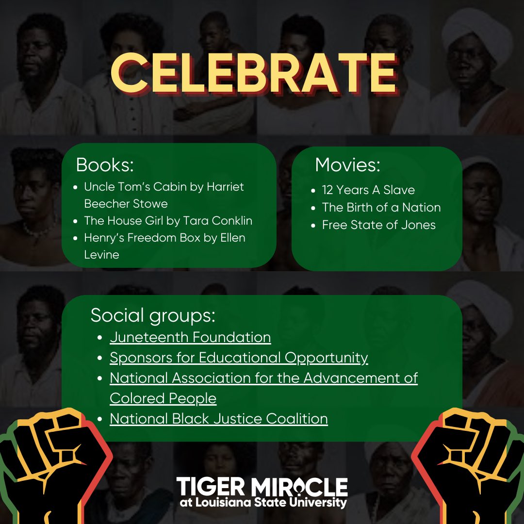 Happy Juneteenth🤎

Today we commemorate the independence of all enslaved African-American individuals within the United States. As an organization, we will continue to voice our support for the community around us and to foster an inclusive, progressive environment.