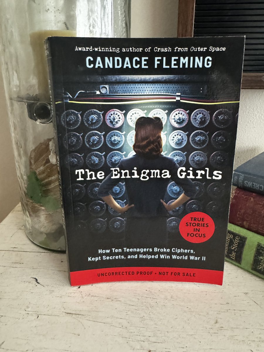 Wow. The Enigma Girls is of the best middle-grade nonfiction books that I have ever read. This book will be on every Mock Newbery list this year. A masterpiece.