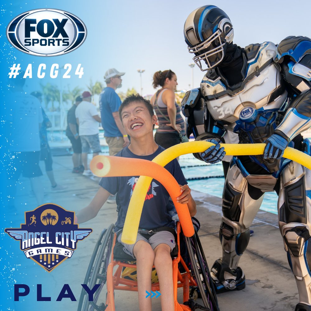 angelcitysports's tweet photo. Our long-time sponsor and partner @FOXSports is committed to supporting fighting chances for underserved youth and military in the following areas: PLAY, INSPIRATION, &amp; OPPORTUNITY 

#ACG24 #AngelCitySports #Inclusion #Play #AdaptiveAthlete #Opportunity https://t.co/tXnKIyiZIn