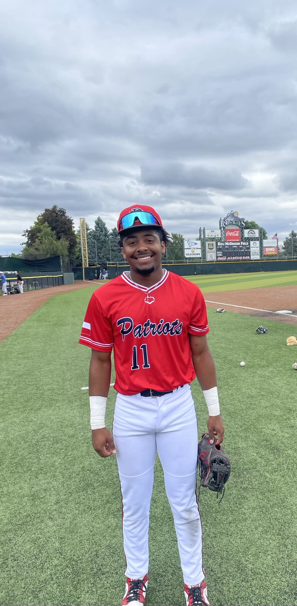 .<a href="/conniemackwsbb/">Connie Mack World Series</a> Qualifier F: <a href="/DallasPatriots/">Dallas Patriots</a> 4, Roughriders Povich 3
PoG: <a href="/AarrenMarshall/">Aarren Marshall</a> 1-3, 2 RBI, R