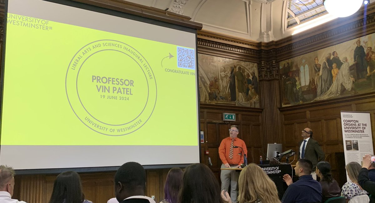 Caroline Smith (@csmithwestmins) on Twitter photo Congratulations Prof Vin Patel <a href="/LifeSciWestmin/">School of Life Sciences, University of Westminster</a> and excited to celebrate with your inaugural lecture Congratulations Prof Vin Patel <a href="/LifeSciWestmin/">School of Life Sciences, University of Westminster</a> and excited to celebrate with your inaugural lecture
