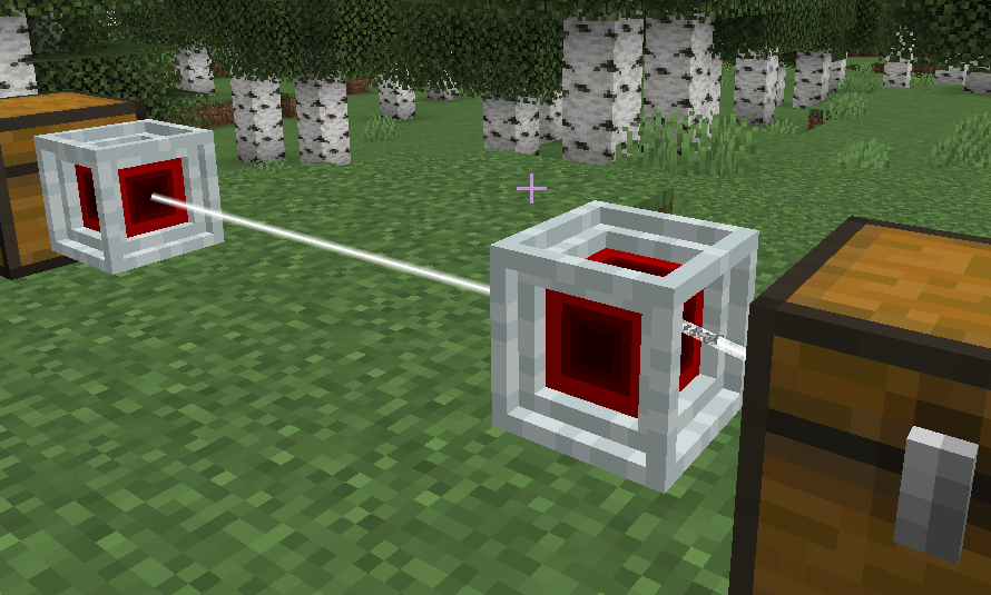Direwolf20's tweet photo. Porting #LaserIO - So far got everything working, except my lasers have no color :). https://t.co/gnVwpgzUwo