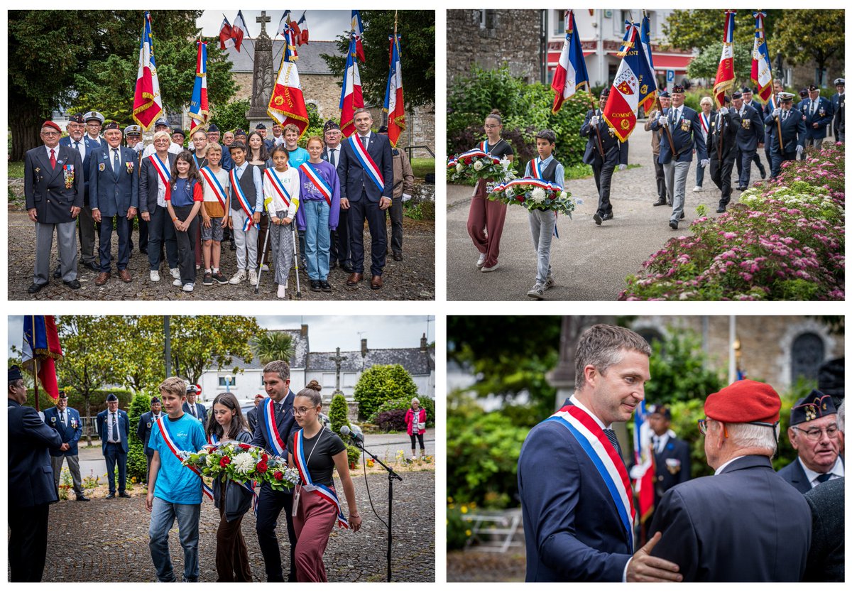 📷 Retour en images sur les commémorations de l’Appel du 18 juin 1940, à #Pontivy et #SaintAvé

Ces commémorations revêtent cette année une dimension particulière, à double titre :
- elle se tiennent une semaine après les élections au Parlement européen, avec en mémoire