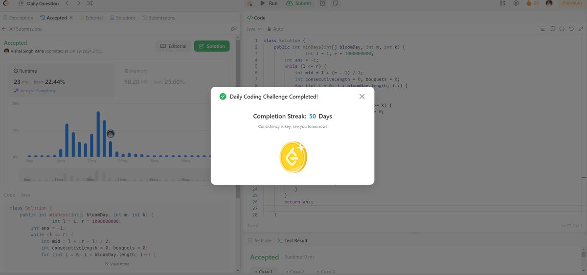 ranavishal0002's tweet photo. Any career update guys.........!!
let's #conenct and #learn🈴 #100DaysOfHacking #leetcode #CodingJourney #coding #codinglife #programming #LearnInPublic #java #skills #Connections 📷check my GitHub & get more solutions https://t.co/JsCHjMhe1F https://t.co/dlezuBjs8a