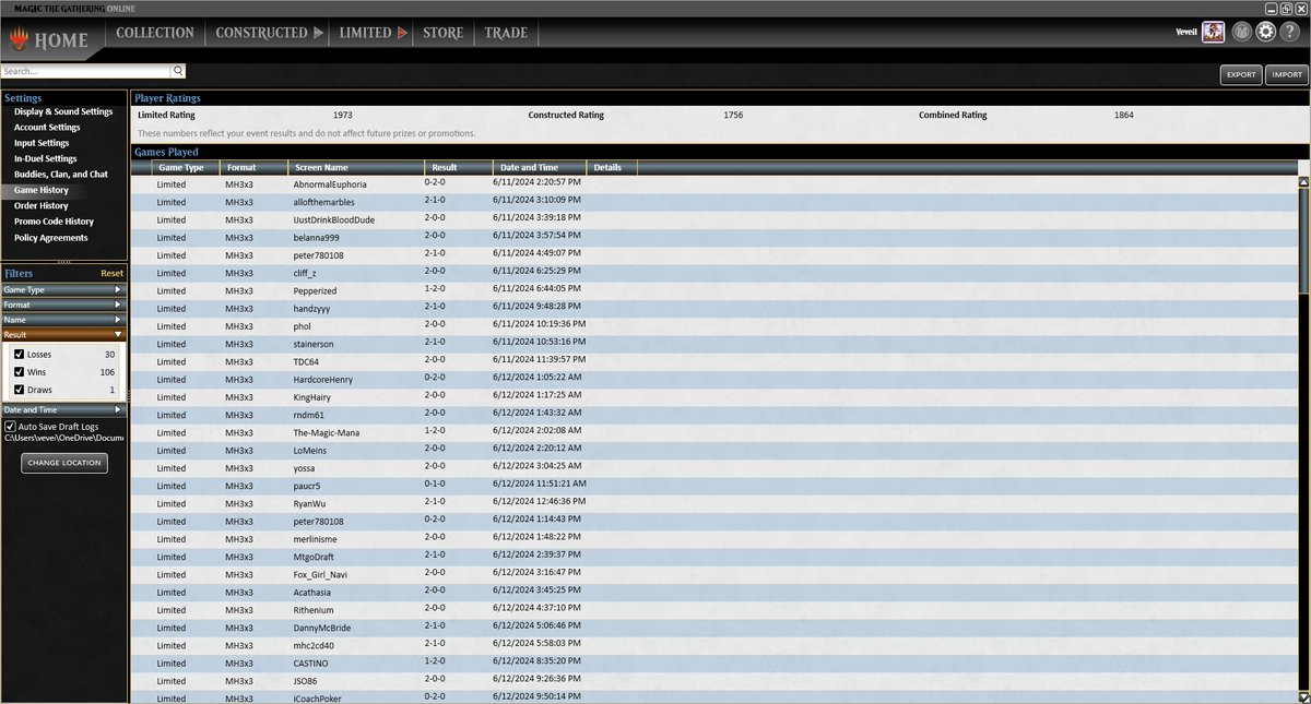 Veveil's tweet image. I'm offering coaching again btw! For just $25/hr I'll help you master this format so you can do your best at any of:
- FNM Drafts
- Leagues/Ranked
- Arena Open
- Upcoming Super Qualifiers on MTGO

If you've seen other rates, you know this is a steal! Feel free to DM if interested