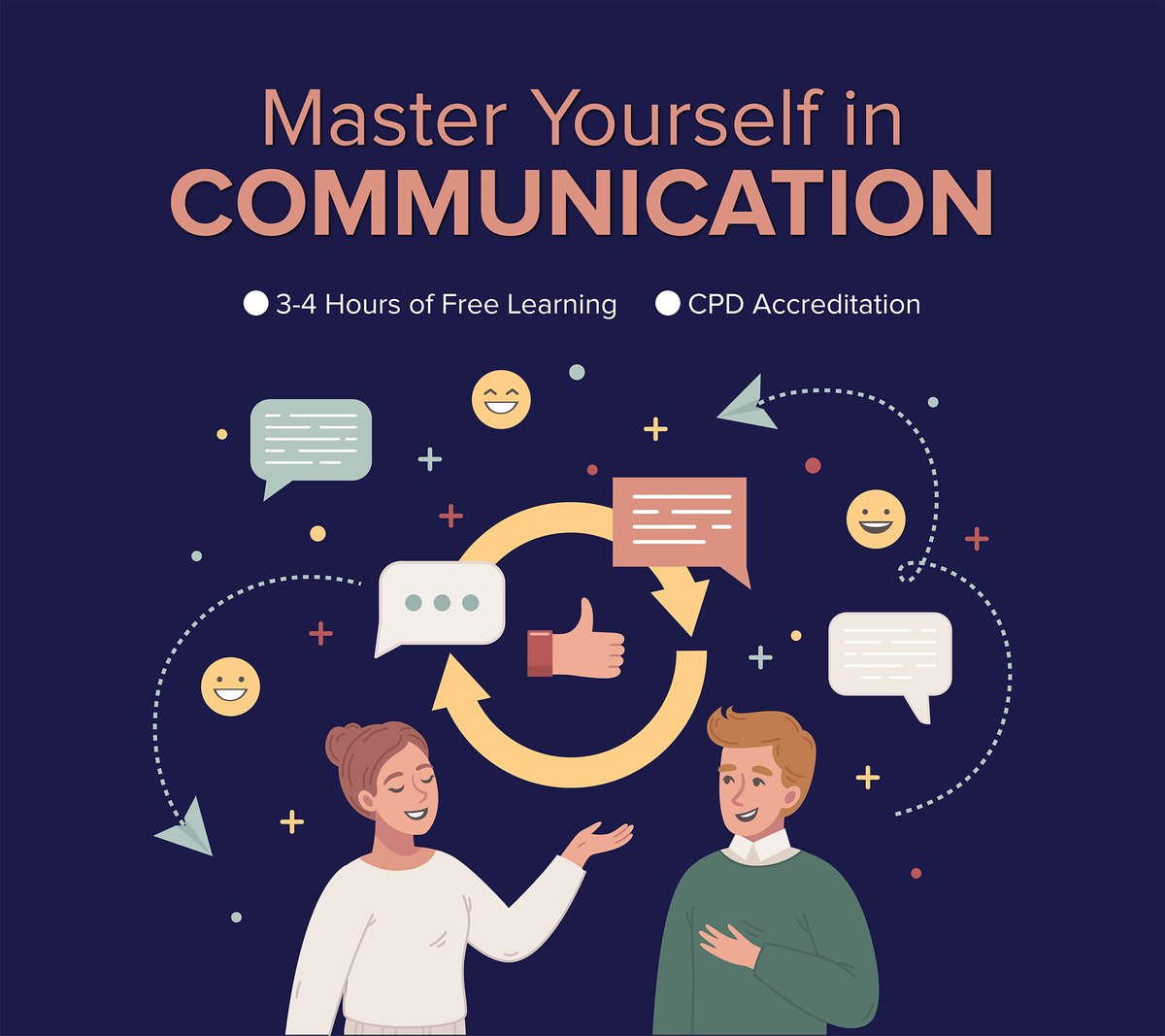 Nowadays, #communication is very essential for both the #business world and private life. So, Master yourself in Communication Skills for free here.
#Course link -
alison.com/course/winning…

#CommunicationSkills 
#LifeCoaching
#Wellness
