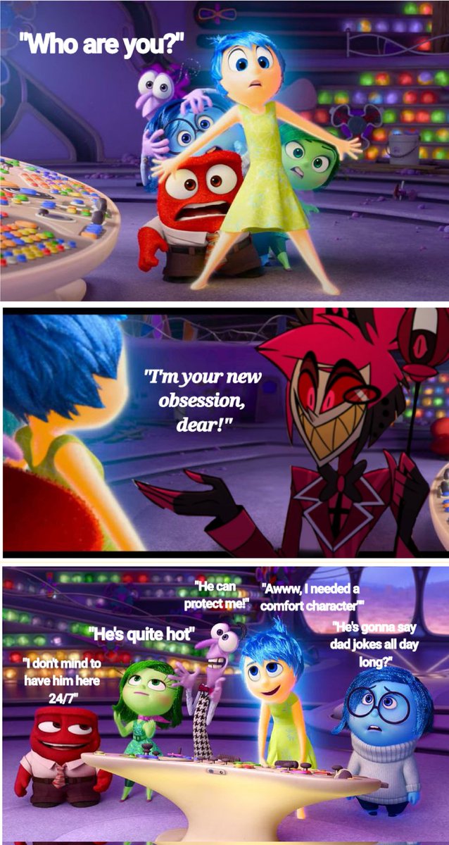 Alastorsart's tweet photo. Since I discovered him, my mind is not the same 😆
#HazbinHotel #Alastor #HazbinHotelAlastor #Insideout2 https://t.co/5lwiYosvPg