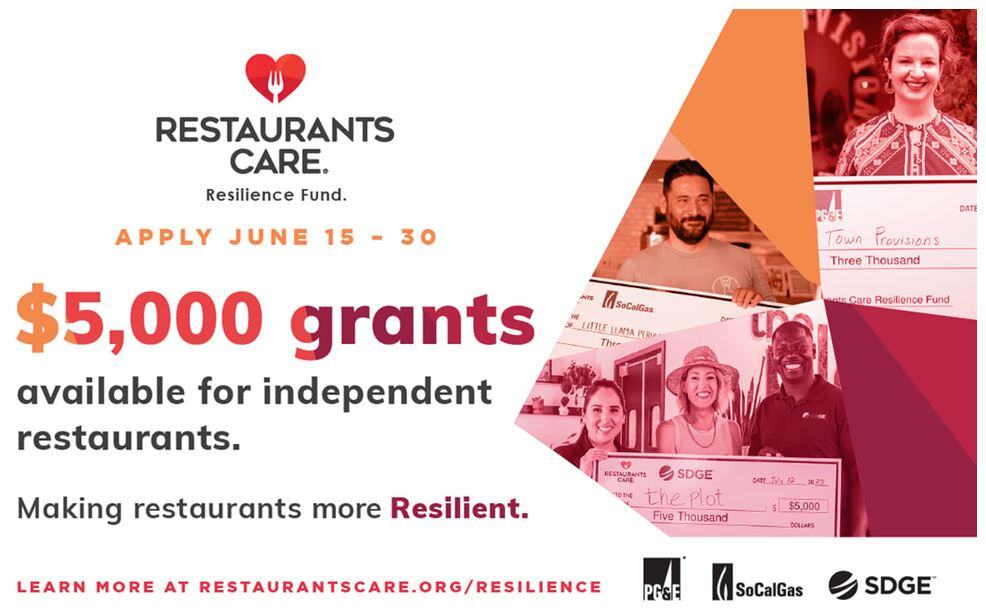 📣Application Now Open!
Application Deadline: June 30th
Grants are $5,000 to independent restaurants and designated to build resilience in the following categories: technology upgrades, equipment, employee retention, or unforeseen hardship. 
hubs.la/Q02Cvlwb0