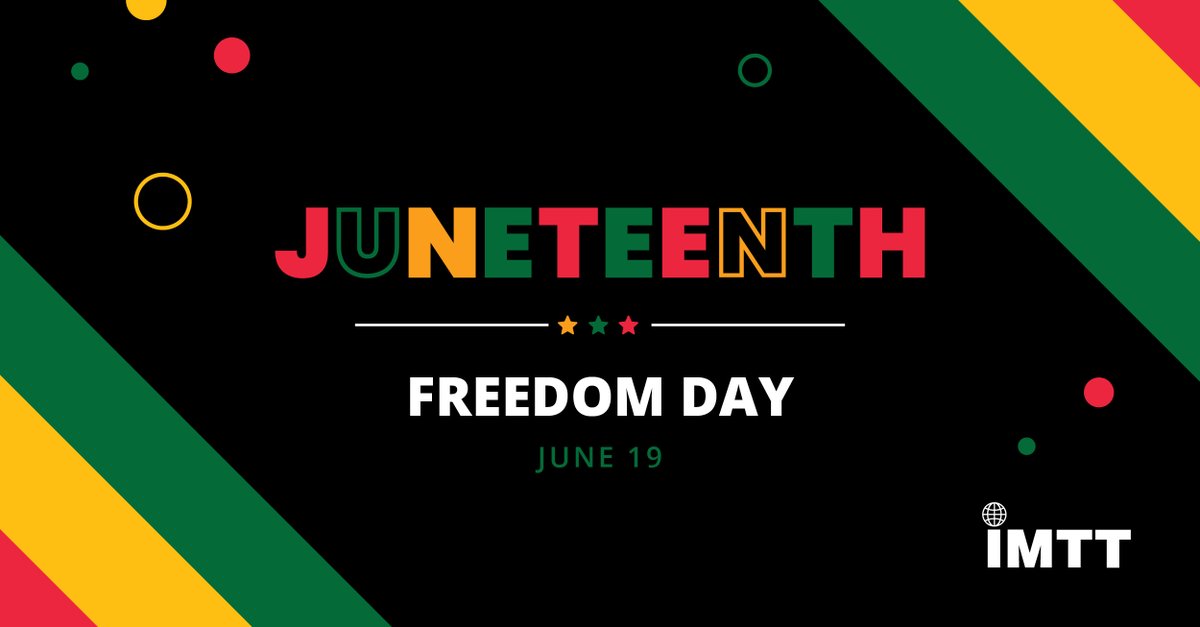 IMTT_Official's tweet photo. On this Juneteenth, we commemorate the end of slavery in the United States and reflect on the ongoing journey toward equality and justice for all. Let's celebrate freedom, honor history, and continue the work of building a more inclusive future. #Juneteenth https://t.co/6G2rofJ8ua