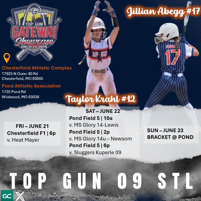 topgun09stl's tweet photo. Catch us in the Top Gun Gateway Showcase this weekend in Chesterfield and Wildwood, MO
✈️🥎✈️
#FlyAbove
🔛🔝
#AllGasNoBrakes
@TopGunEvents https://t.co/Ww4ojCC8vF