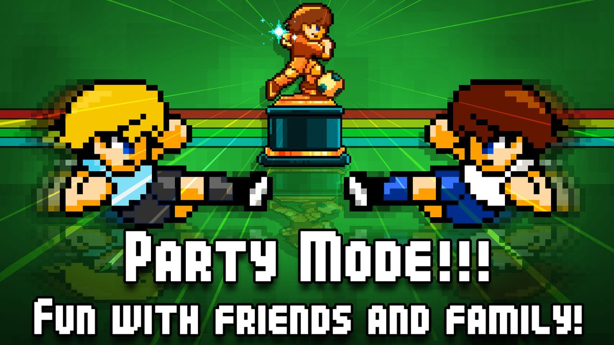 New Party Mode in the latest update for iPhone / iPad!
Connect 2 controllers and have fun with up to 8 friends on your device! 🥳⚽️

Download on #Appstore : shorturl.at/qBNPX
and on #Steam : shorturl.at/kGJZ3

#soccer #football #ios #mobile #steam #futbol