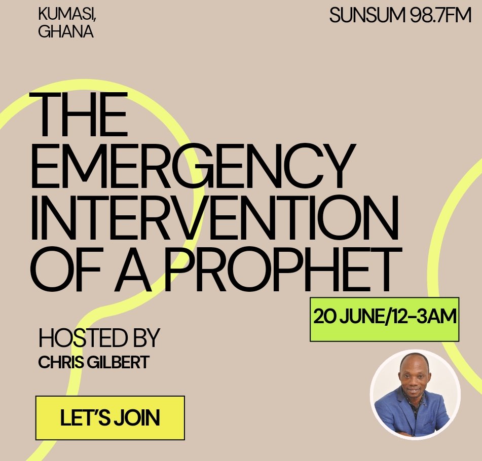 Cabilimia1's tweet photo. 🚨 Emergency Intervention Alert! 🚨

Join us tonight for a powerful and transformative Prayer Program with Prophet Chris Gilbert from 12:00 AM to 3:00 AM on Radio 98.7 FM. 🙏✨

 #EmergencyIntervention #PrayerProgram #PropheticHour #Radio987FM #JoinUsInPrayer https://t.co/EZ6zsS1mx2