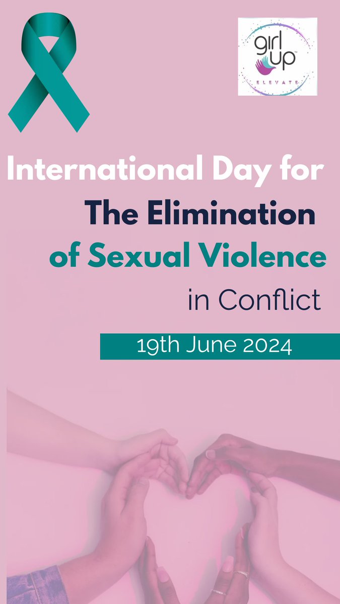 GirlupElevate's tweet photo. 🌍🌟Let's join hands in the fight against sexual violence in conflict 🤝Let's amplify survivor voices, demand accountability, and empower girls & women to build a safer future. #GirlUpElevate #EndSVAC #NoToSexualViolence🔥🔥 https://t.co/TYvWM1YEV8