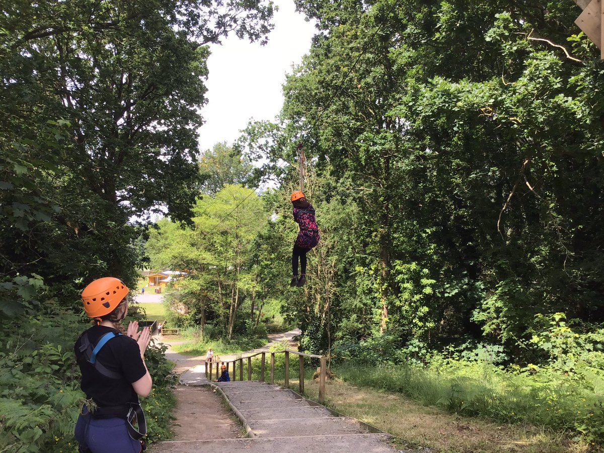 CanonYearSix's tweet photo. Zip wire fun 🤪 #PGL @CanonSharples @Lt_Trust https://t.co/QdxbFo6CML
