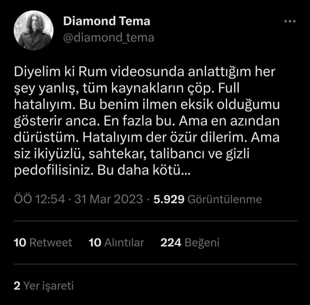 Bu videoya verebildiği en ilmi cevap bu oldu.