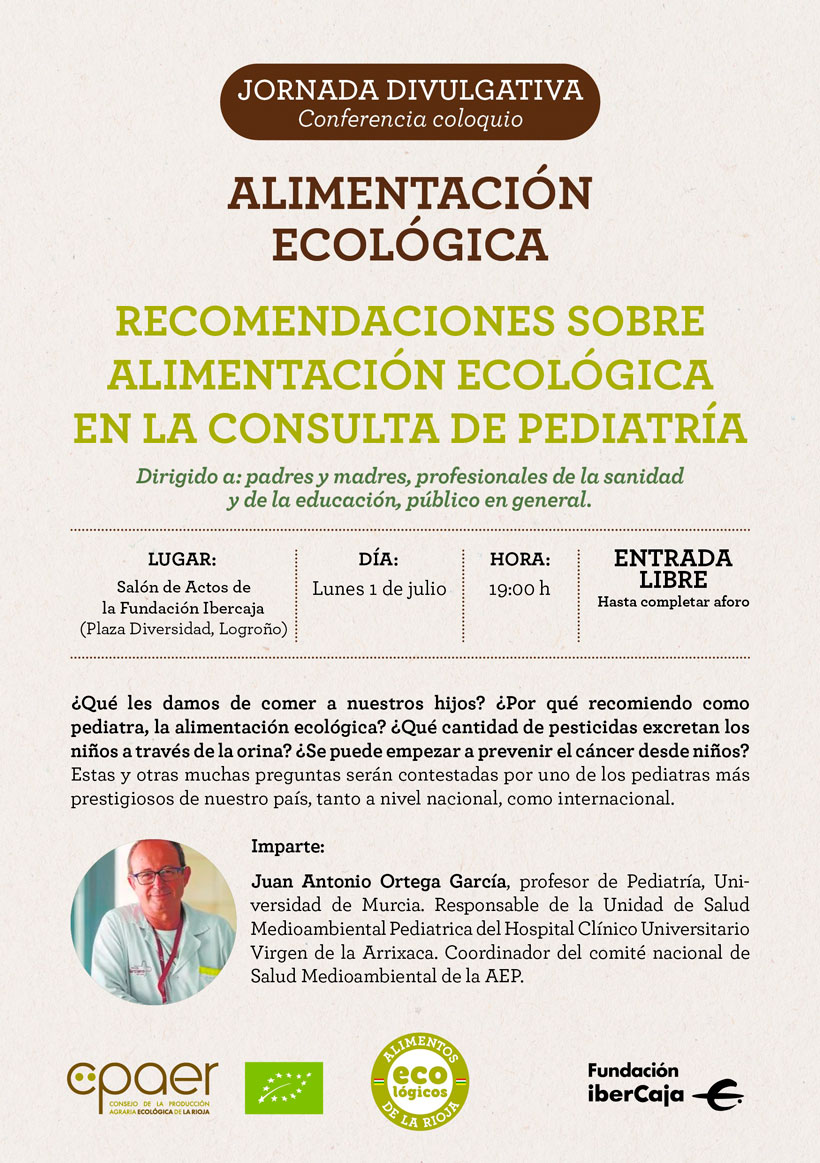 CPAER_eco's tweet photo. ¿Comen sano nuestros hijos? ¿Qué cantidad de pesticidas excretan a través de la orina? ¿Se puede empezar a prevenir el cáncer desde la infancia?
Resuelve tus dudas en esta charla organizada por #CPAER, con la participación del Dr. Juan Antonio Ortega.
ℹ️ https://t.co/up6uZYK4vk https://t.co/OIIZ2NYbHn
