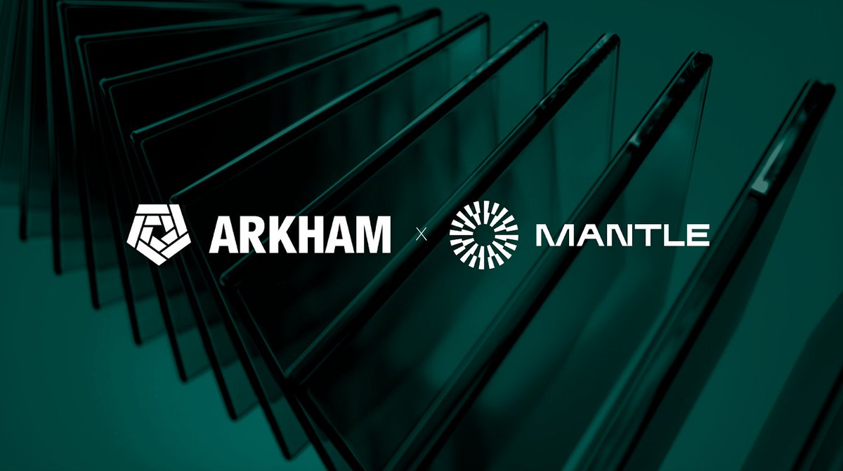 Arkham (@arkham) on Twitter photo Announcing Arkham x Mantle!
We’re teaming up with <a href="/0xMantle/">Mantle Network</a> to add support for their Ethereum L2 on our platform.
Excited to be working with <a href="/gametheorizing/">Jordi Alexander</a>, <a href="/Defi_Maestro/">Defi_Maestro ✺</a>, <a href="/0xGabe_/">Gabe</a>, and the rest of the Mantle Team to bring our data and tooling to their ecosystem.
Stay tuned Announcing Arkham x Mantle!
We’re teaming up with <a href="/0xMantle/">Mantle Network</a> to add support for their Ethereum L2 on our platform.
Excited to be working with <a href="/gametheorizing/">Jordi Alexander</a>, <a href="/Defi_Maestro/">Defi_Maestro ✺</a>, <a href="/0xGabe_/">Gabe</a>, and the rest of the Mantle Team to bring our data and tooling to their ecosystem.
Stay tuned