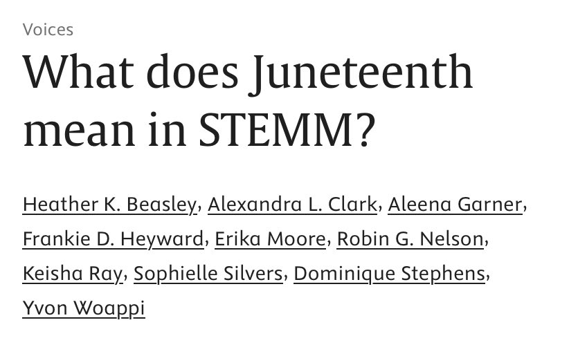 SAISD Science (@saisd_science) on Twitter photo What #juneteenth means to Science ❤️💚💛🖤 <a href="/DrJaimeAquino/">Jaime Aquino</a> <a href="/beacsaisd/">Black Educator Advisory Council of San Antonio ISD</a>
sciencedirect.com/science/articl… What #juneteenth means to Science ❤️💚💛🖤 <a href="/DrJaimeAquino/">Jaime Aquino</a> <a href="/beacsaisd/">Black Educator Advisory Council of San Antonio ISD</a>
sciencedirect.com/science/articl…