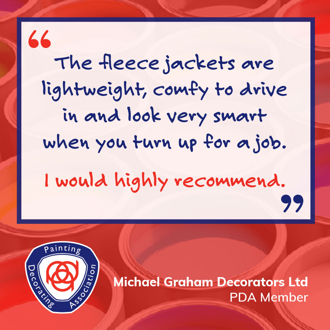 PDA Members - check out the branded workwear available in a wide range of colours and sizes. From t-shirts, polo's, hoodies &amp; gilets, there is everything you need to get kitted out for the summer. 
Simply  follow the link below - paintingdecoratingassociation.co.uk/pda-merchandis…
Professional. Always!