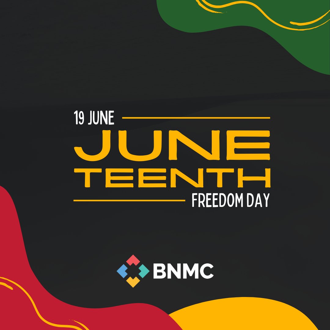 BnmcInnovates's tweet image. Join us as we honor and celebrate Juneteenth, a pivotal moment in American history. This day marks the emancipation of enslaved African Americans and is a time for reflection, education, and celebration. Happy Juneteenth! 
#Juneteenth #Buffalo #BNMC #Community #FreedomDay