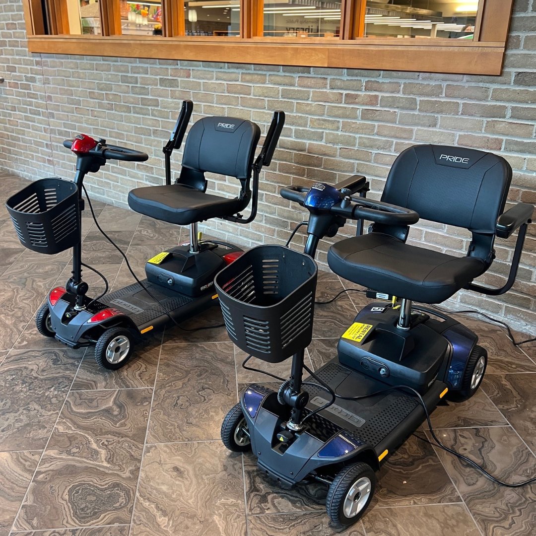 The Library is proud to offer two new mobility scooters for your visit. These scooters, along with two walkers, a wheelchair, and a stroller, help make the Library more accessible and inclusive for everyone. Stop by the Welcome Desk for a key on your next visit.🔑 🛵