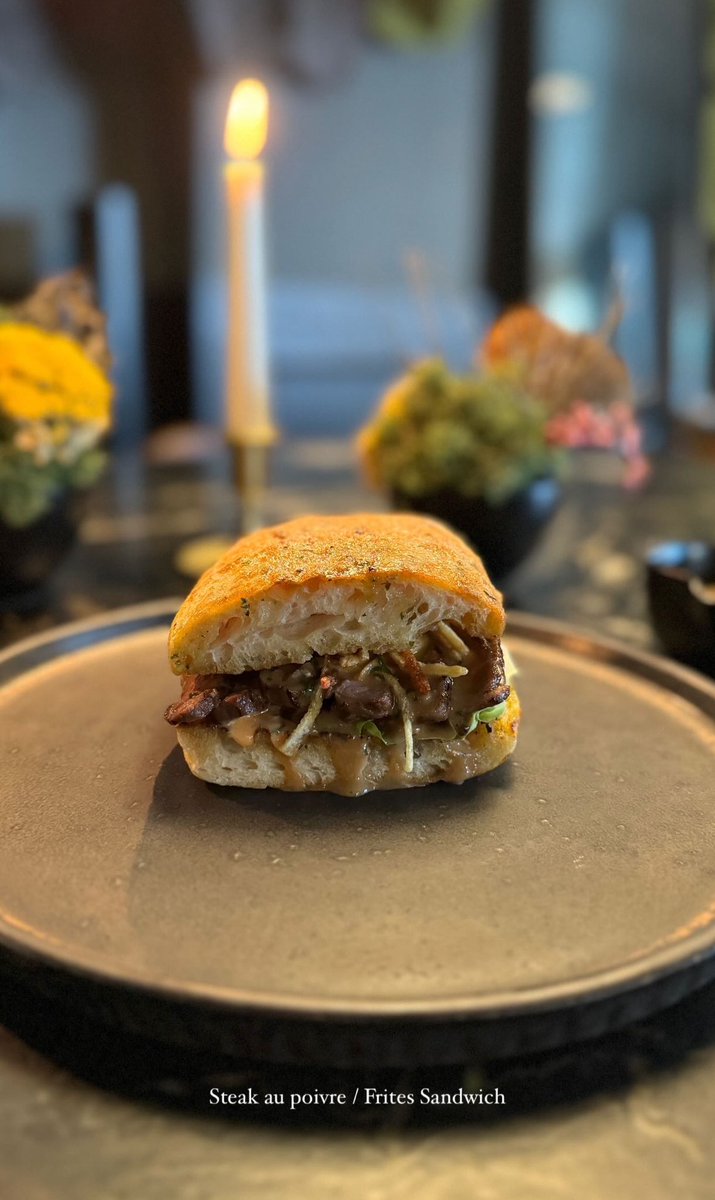 cona_restaurant's tweet photo. Steak au poivre / Frites Sandwich 
Midweek Special at Cona https://t.co/Z2ywYuNzSV