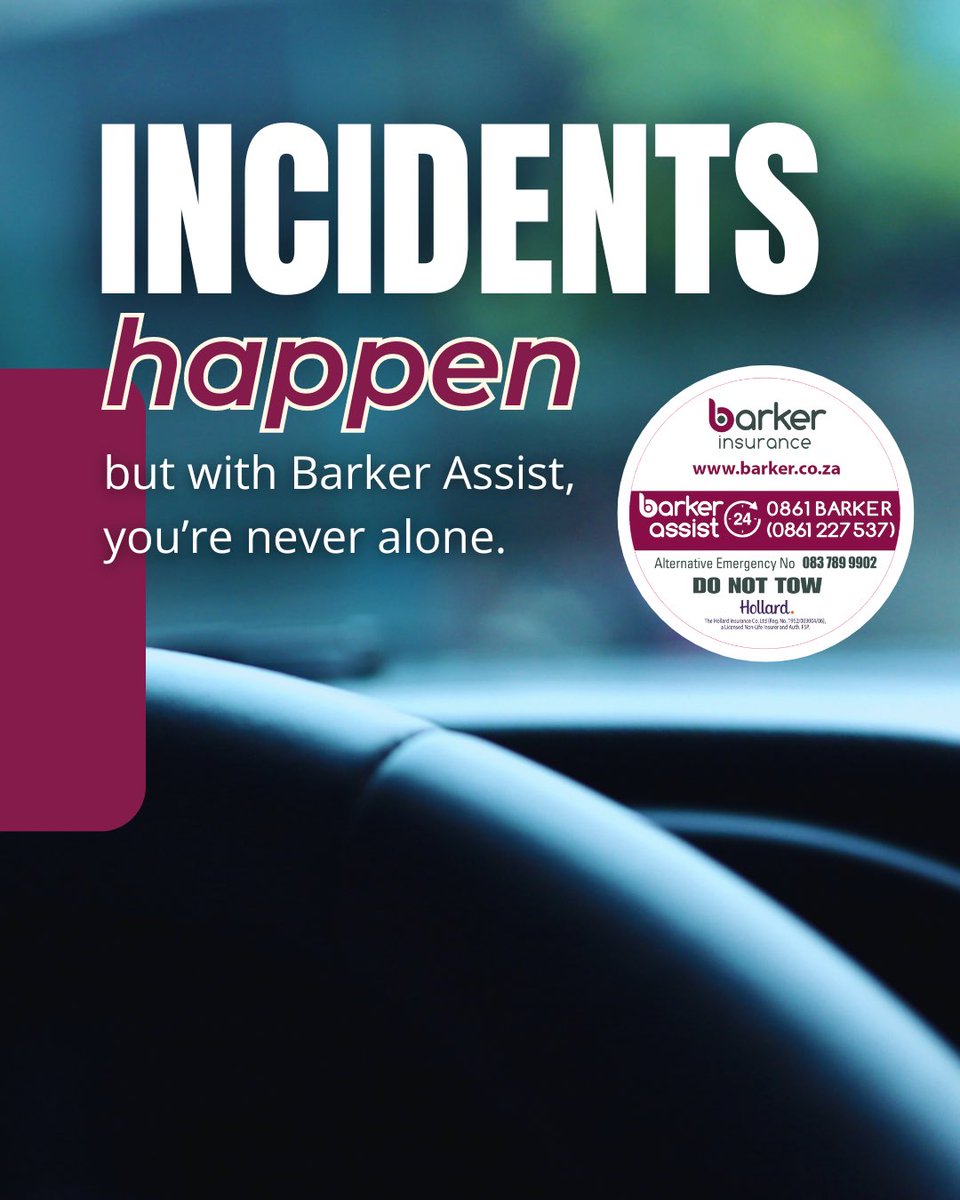 Enjoy your car trips with the assurance that BARKER ASSIST is always just a call away, ready to help whenever you need us ❤️😌

#BarkerAssist #thepersonaltouch #teambarker #insurance #safety #wellbeing