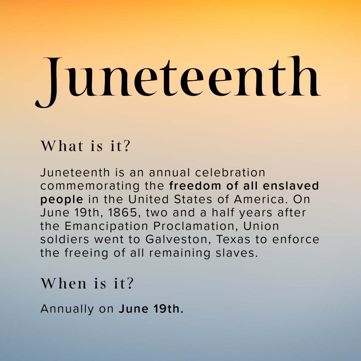 SystemsPlusCom1's tweet image. In observance of Juneteenth, thought we would share this. We will be open 8:30-5:30.