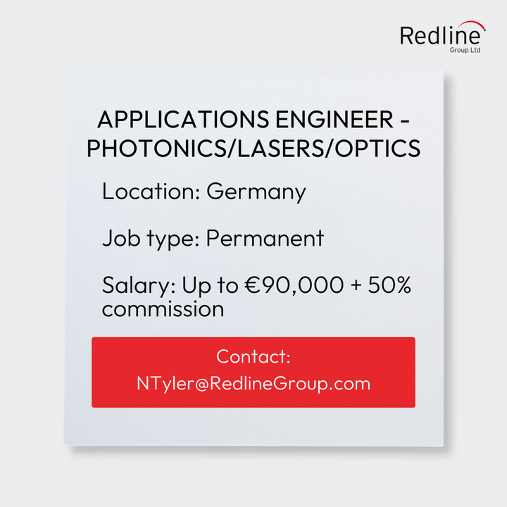 redlinegroupuk's tweet photo. Applications Engineer - Photonics/ Lasers/ Optics: https://t.co/iMxsnQKAJc

Senior Reliability Engineer - Electronics: https://t.co/0RHZ6bPgZy

Contract Project Manager: https://t.co/bHy31YPNf1

#hiring #recruitment #engineer #manager #jobs https://t.co/Wc2LzbIkTl