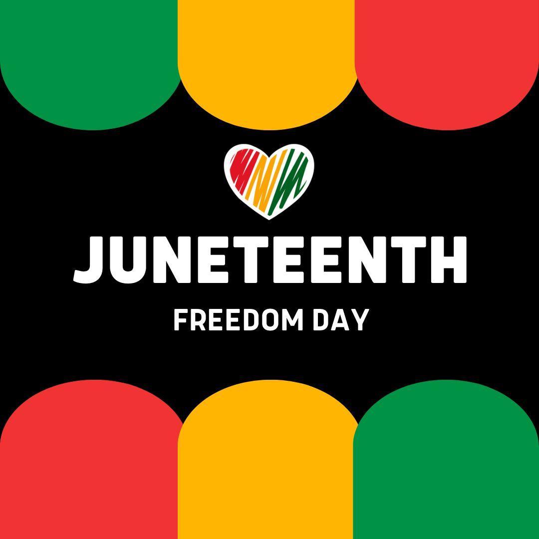 As a reminder, Hope Hall School is closed today in celebration of Juneteenth. As we pause to recognize this important day in American history, may we reflect on freedom, liberation, and equality. #juneteenth