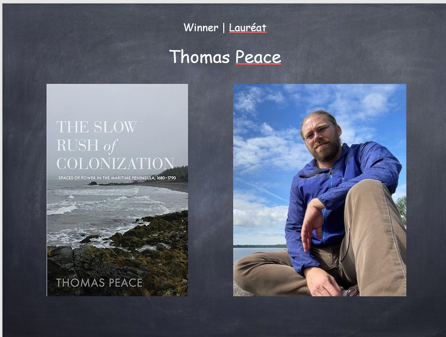 Thomas Peace (@tpcanoe) on Twitter photo I was honoured last night to receive the CHA's 2024 Clio Award for the best book in the history of Atlantic Canada. My name is on the book, but the ideas in it developed from being part of some wonderful scholarly communities <a href="/CndHistAssoc/">CHA/SHC (cndhistassoc.bsky.social)</a> @huronatwestern (among others). #cdnhist I was honoured last night to receive the CHA's 2024 Clio Award for the best book in the history of Atlantic Canada. My name is on the book, but the ideas in it developed from being part of some wonderful scholarly communities <a href="/CndHistAssoc/">CHA/SHC (cndhistassoc.bsky.social)</a> @huronatwestern (among others). #cdnhist