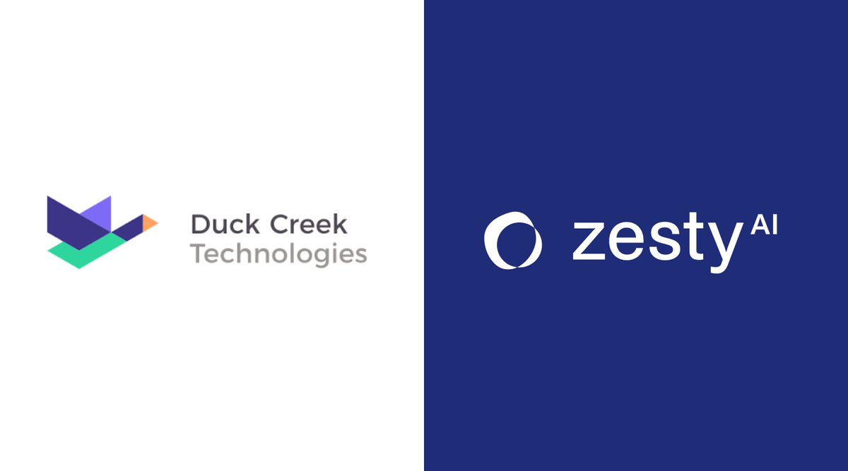 Today, we are announcing a #partnership with <a href="/DuckCreekTech/">Duck Creek Technologies</a>. This collaboration will see #ZestyAI entered into Duck Creek’s ecosystem as a Solution partner.

For more, visit: bit.ly/4crdsWl

#insurance #riskintelligence #insurtech #AI