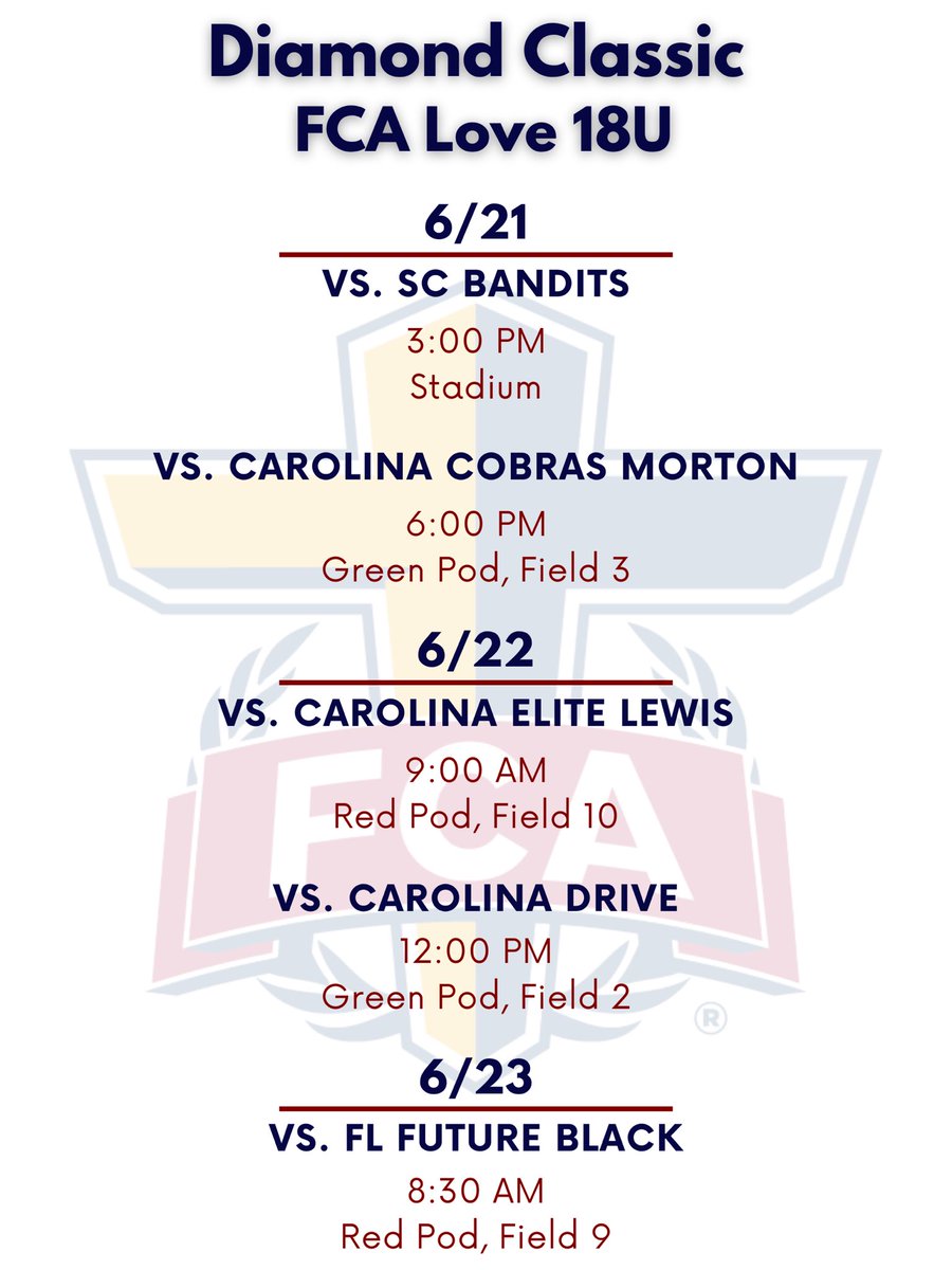 Come watch us play at the Diamond Classic Showcase this weekend!