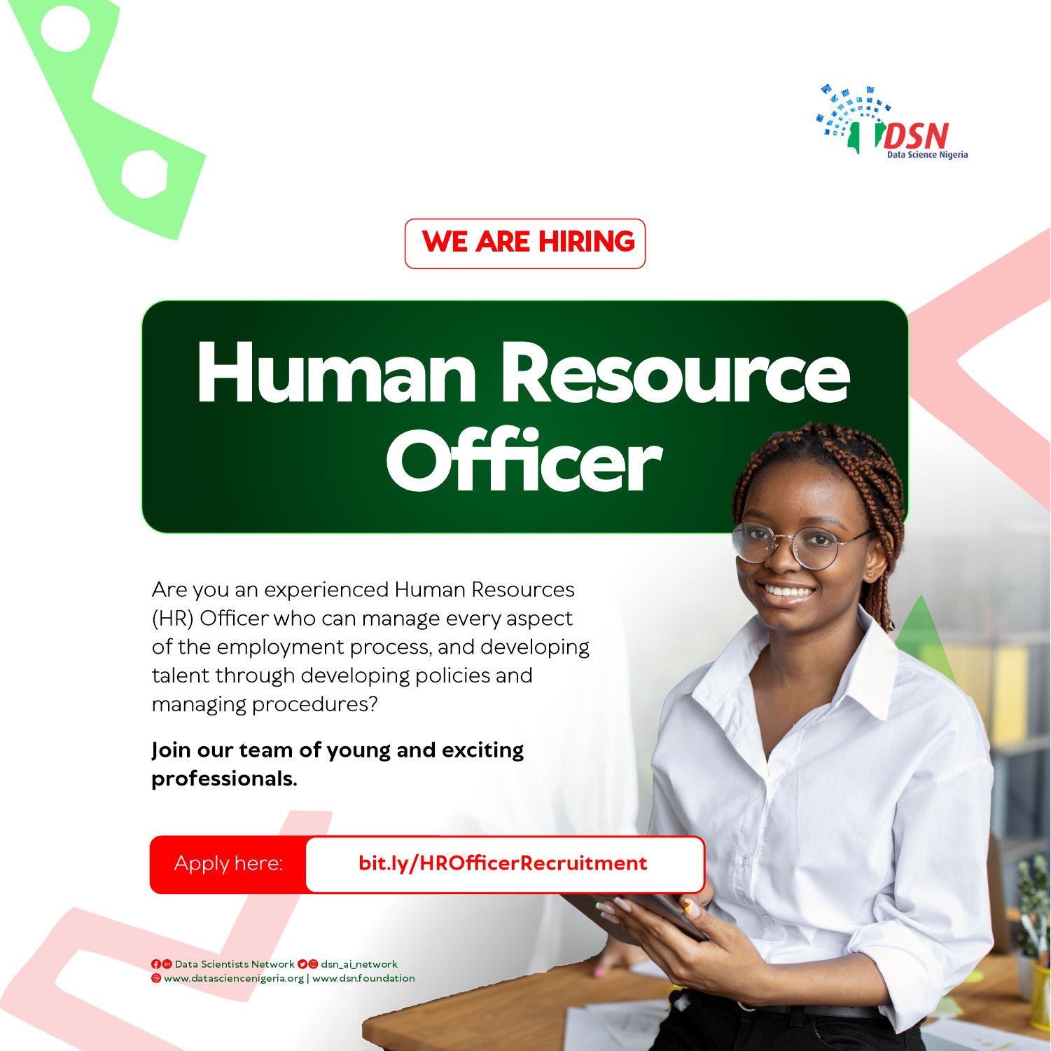 DSN - Data Science Nigeria on X: &ldquo;Are you a Human Resource Officer 