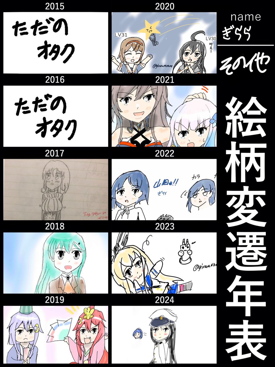 #絵柄変遷年表 