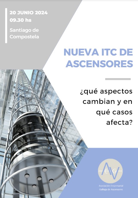 FEEDAAscensores's tweet photo. 🗓 ¡JORNADA EN GALICIA!🗓️
Mañana se llevará a cabo una jornada informativa organizada porLa Asociación Gallega de Ascensores (#Aega) sobre la nueva #ITC.
📱 ¡Sigue en directo la Jornada por Twitter! https://t.co/jgEFROdq1J