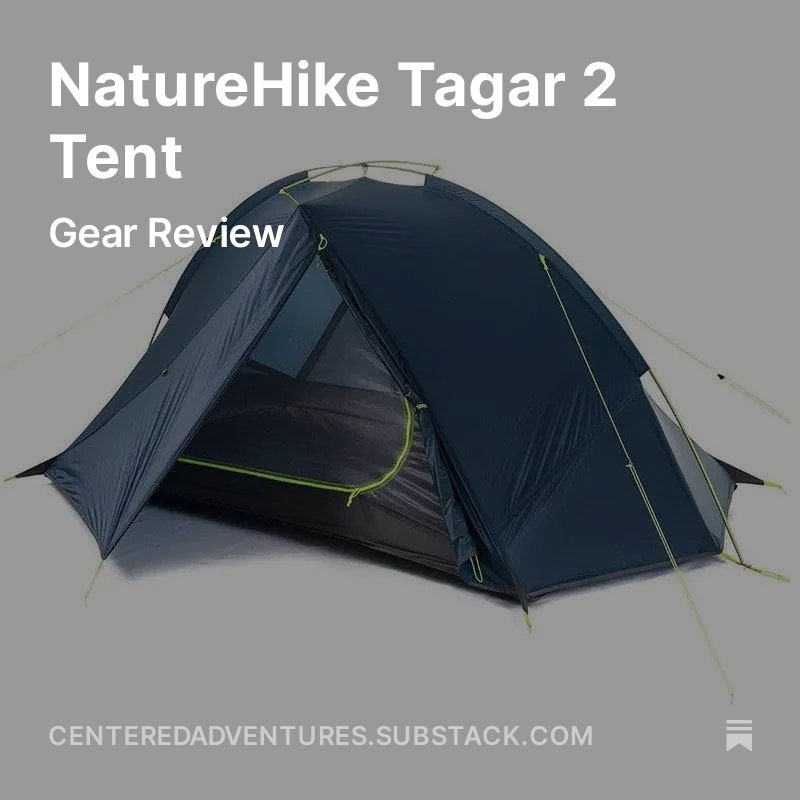 Center_Advntr's tweet image. Gear Review - The Tagar 2 Tent

open.substack.com/pub/centeredad…
