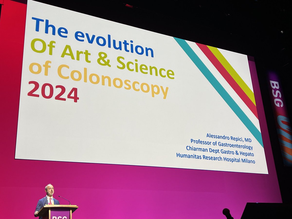Pradeep Bhandari (@gastro3570) on Twitter photo Delighted to see <a href="/alerepici/">alessandro repici</a> giving the <a href="/BritSocGastro/">BSG</a> annual conference about the art & science of colonoscopy! <a href="/EndoscopyOA/">Endoscopy On Air</a> Delighted to see <a href="/alerepici/">alessandro repici</a> giving the <a href="/BritSocGastro/">BSG</a> annual conference about the art & science of colonoscopy! <a href="/EndoscopyOA/">Endoscopy On Air</a>