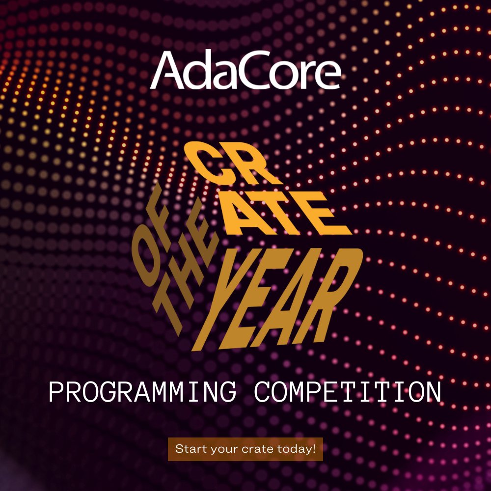 AdaCoreCompany's tweet image. Exciting News! Announcing the 4th Ada/SPARK Crate of the Year Award! 🏆
No registration needed—just publish your crate in the Alire index by end of 2024 and discuss it on ada-lang.io.
📆 Deadline: End of 2024
Prizes:
Ada Crate of the Year: $2,000
SPARK Crate of…