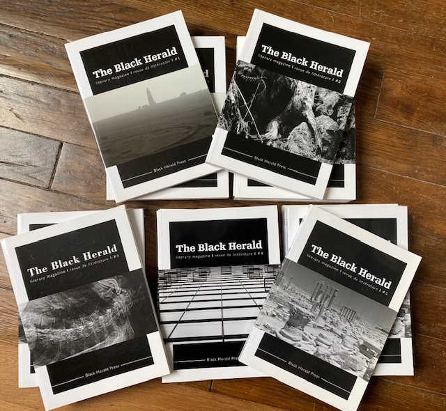 .<a href="/Blackheraldpres/">Black Herald Press</a>'s magazine ran 2011-2015, inc. work by Darran Anderson, Osip Mandelstam, Vasily Kamensky, <a href="/BorisDralyuk/">Boris Dralyuk</a>, Sandeep Parmar, <a href="/fenth_/">Andrew Fentham</a>, essays on Derrida, Baudelaire, Francis Bacon &amp; many more! Summer promotion: Purchase any 2 books &amp; receive a free copy of any issue!