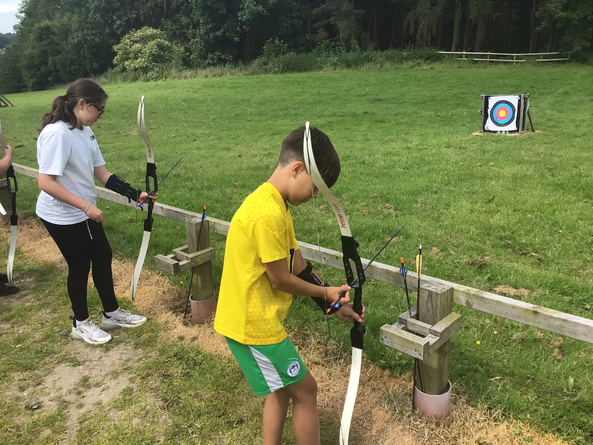 CanonSharples's tweet photo. We also enjoyed some archery! @LT_Trust @Haigh_St_Davids @CanonYearSix https://t.co/BuHF1foHh4