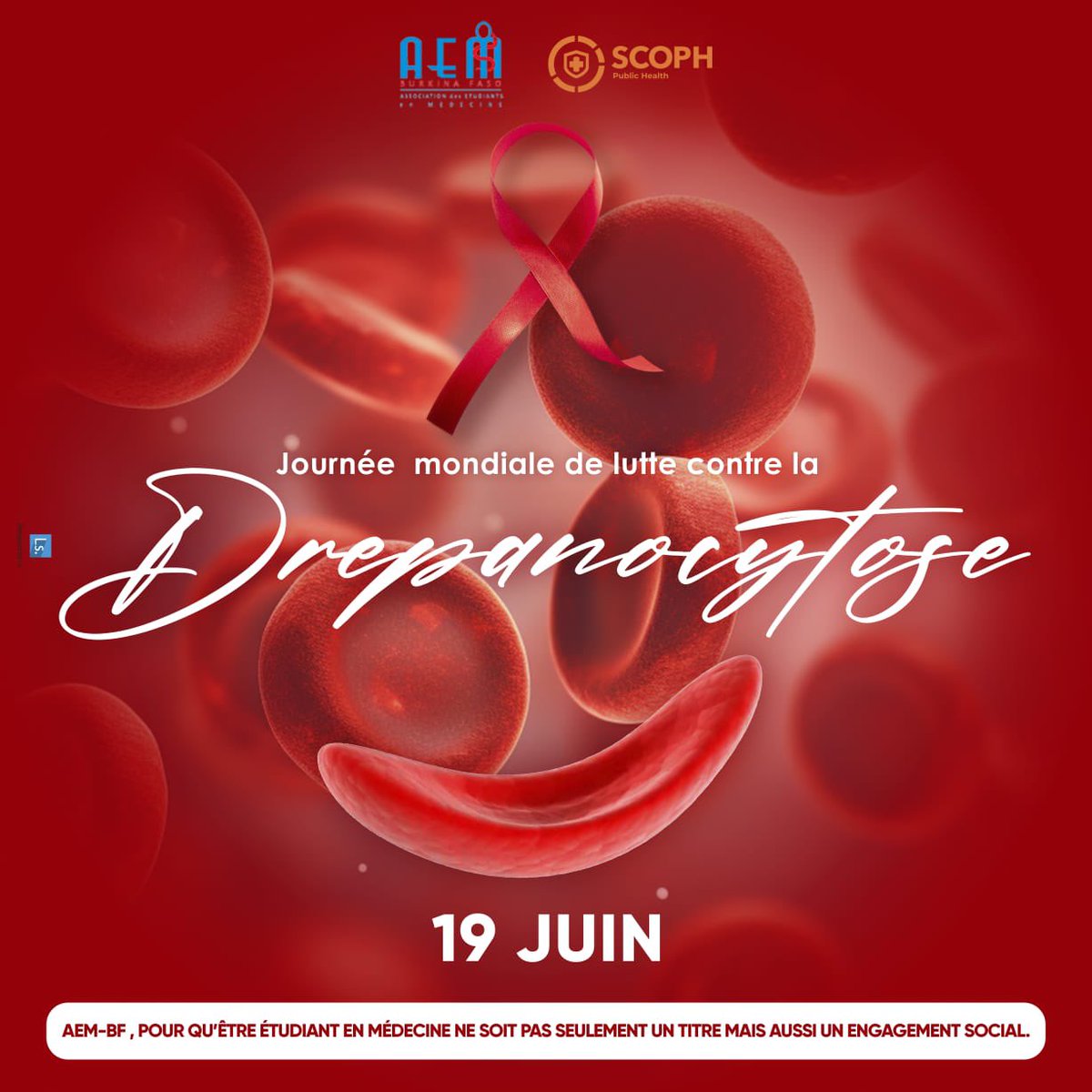 *faire le test d'électrophorèse de l'hémoglobine pour connaître votre statut électrophorétique.* Vous protégez ainsi votre couple, et vous garantissez une meilleure vie pour vos futurs enfants.

Ensemble, nous pouvons faire la différence✊🧡