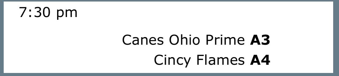 Cincy Flames 2025 (@flames2025bell) on Twitter photo We are back to work tonight.
7:30 pm at Miami University
<a href="/MiamiOHBaseball/">Miami Baseball</a> <a href="/miamiuniversity/">Miami University</a> We are back to work tonight.
7:30 pm at Miami University
<a href="/MiamiOHBaseball/">Miami Baseball</a> <a href="/miamiuniversity/">Miami University</a>
