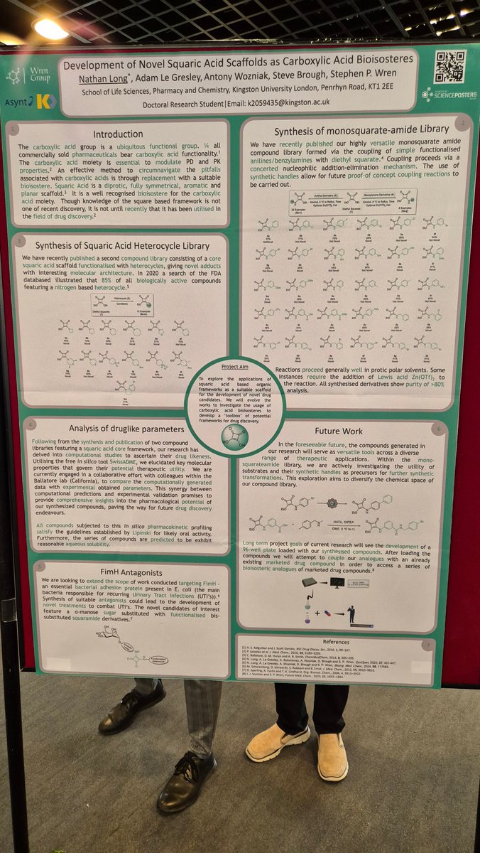 Great first poster session today <a href="/TetrahedronSymp/">TetrahedronSymposium</a> <a href="/TetrahedronChem/">Tetrahedron Chem</a> @ELSchemistry <a href="/KingstonUniChem/">KU Chemistry</a> #tetsymp