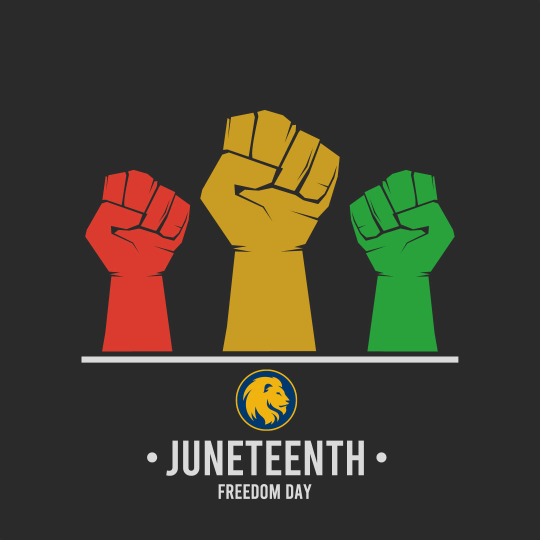 On this Juneteenth, we continue to honor the past and embrace a united future. #GoLions