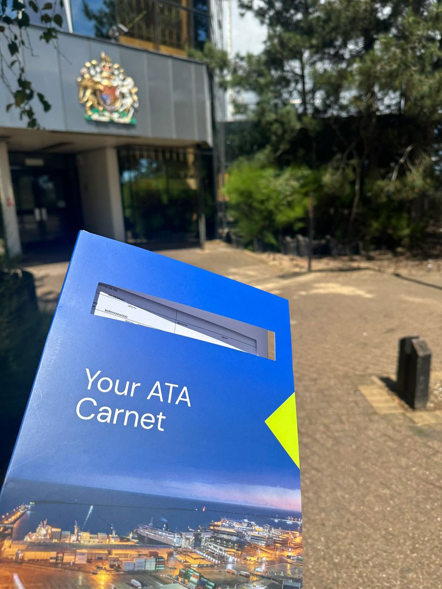 uk customs and excise meet the first ever ATA Carnet for peru ! Fingers crossed 🤞