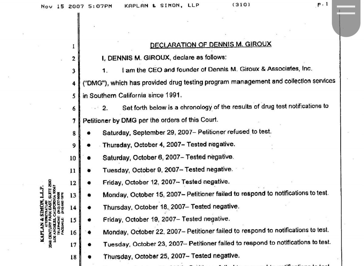 BritneyTheStan's tweet photo. Britney Spears passing all her Court-ordered drug tests in 2007. https://t.co/XMZ7JQMDvh