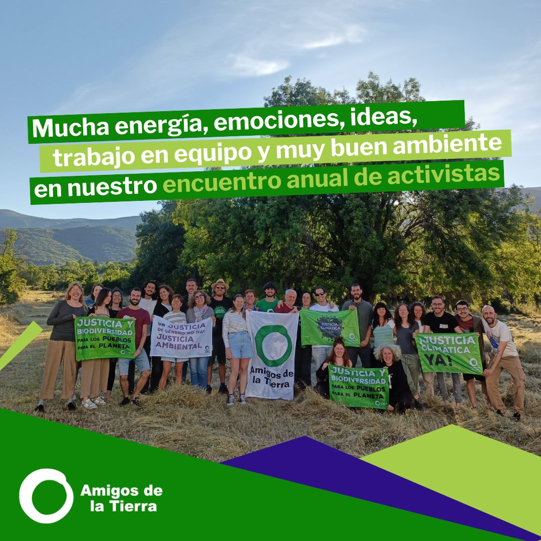 🫂💚El finde pasado celebramos nuestra asamblea y encuentro anual de activistas, con muchas de las personas que día a día construyen nuestra asociación con nuestros grupos locales. Fueron unas jornadas cargadas de energía y cuidados. ¡Anda que no nos gustan los achuchones XD!
