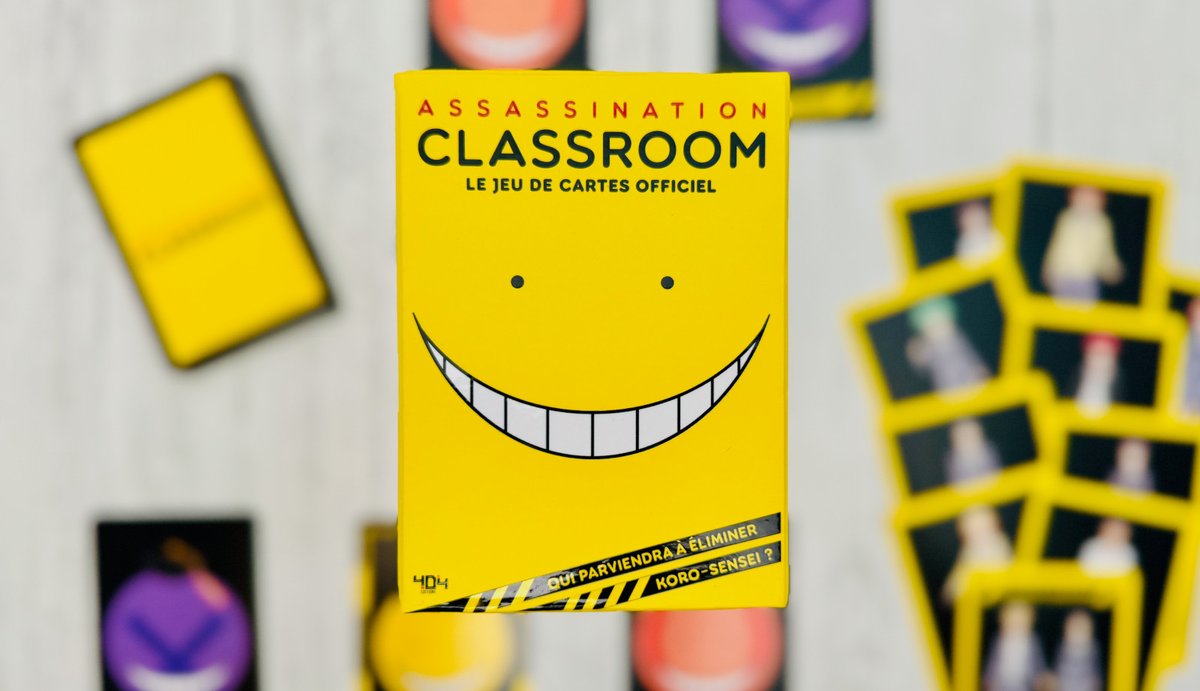 NationHive's tweet photo. Besoin d'un jeu de cartes rapide, découvrez Assassination Classroom : Le jeu de cartes de @404editions 

https://t.co/U9HGjIP7Ir

#assassinationclassroom #manga #jeux #gaming #anime #voyage https://t.co/8g6Tc6z0Hw