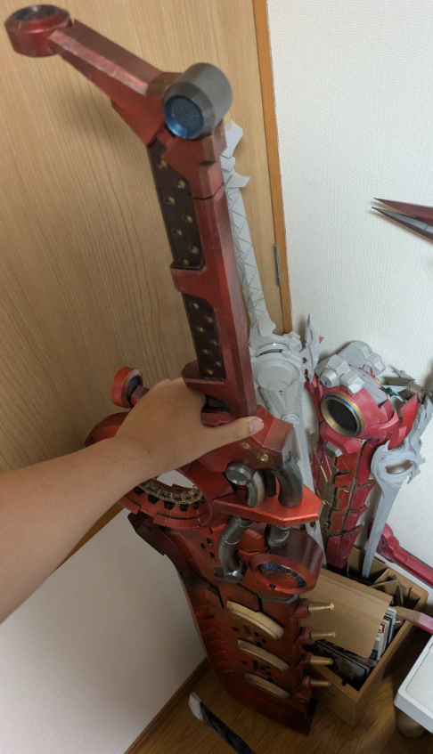 otakokare's tweet photo. モナドR・EX/改完成です！
新たなる未来に登場したシュルクの持つモナドをイメージして作りました！ https://t.co/EjT3gRcFQm
